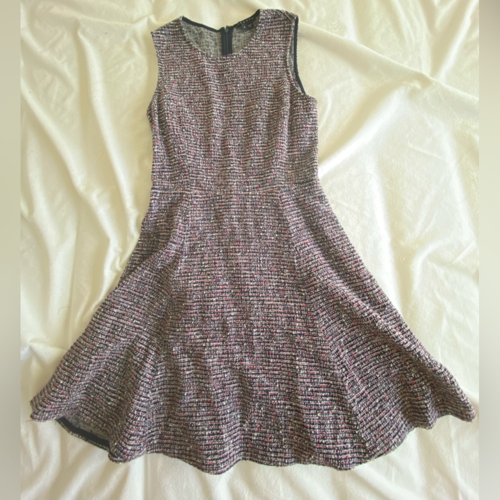 Theory Multicolor Tweed Dress